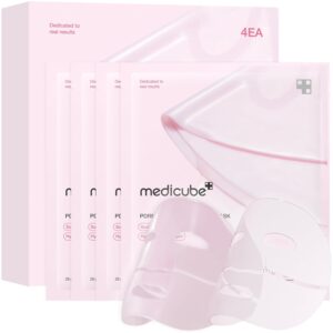 medicube Salmon DNA PDRN pink collagen jelly gel mask | overnight face mask for glass glow skin- elasticity, hydrating, firming and moisturizing | korean skincare