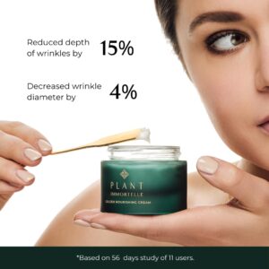 Nourishing Face Cream for Women with Vitamin E – Anti-Aging Moisturizer with Organic Helichrysum Oil & Bakuchiol