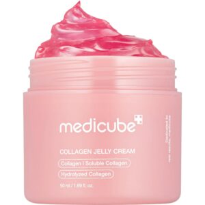 Medicube Collagen Jelly Cream with Niacinamide & Hydrolyzed Collagen – 24h Hydration & Glow – Korean Skincare (1.69 Fl Oz)