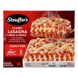 Stouffer’s Classic Meat Lasagna Family Size – Easy Frozen Dinner
