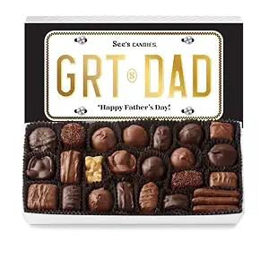 See's Candies 1 lb Father's Day Assorted Chocolates – Perfect Gift for Dad