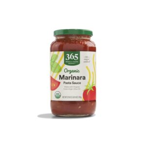 365 by Whole Foods Market Organic Marinara Pasta Sauce – 25 oz Jar