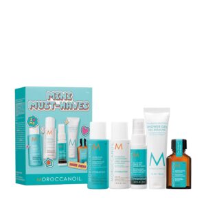 Moroccanoil Mini Must-Haves – Deluxe Sampler Set, Nourishing Hair Care Essentials for Soft, Shiny, and Healthy Hair