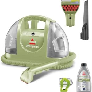 BISSELL Little Green Portable Carpet & Upholstery Cleaner – Multi-Purpose, Car & Home Detailing Tool, Green