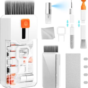 10-in-1 Laptop & Screen Cleaning Kit – All-in-One Electronics Cleaner with Brushes, Spray & Tools for iPhone, iPad, Camera, Monitor, Earbuds & More