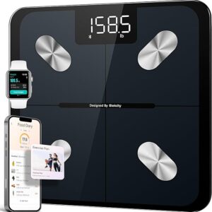 Etekcity Smart Bluetooth Body Weight Scale – Digital Bathroom Scale with BMI, Body Fat, Muscle Mass Tracking, Syncs with Fitness Apps