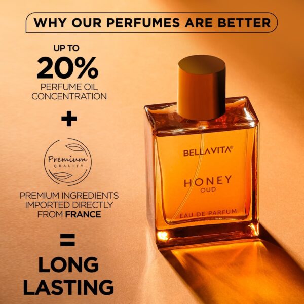 Honey Oud Eau de Parfum – Long-Lasting Unisex Fragrance with Patchouli, Vanilla & Bergamot | Vegan & Cruelty-Free