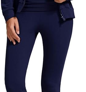 Women’s 2-Piece Lounge Outfit – Lightweight Zip-Up Hoodie with Pockets & Flare Leggings Yoga Sweatsuit Set