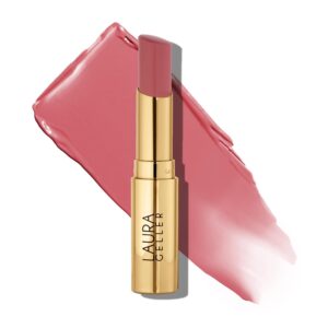 LAURA GELLER NEW YORK Jelly Balm – Moisturizing Tinted Lip Balm with Vitamin E | In the Buff | Hydrating, Semi-Shine Finish