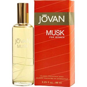 Jovan Musk for Women Cologne Concentrate Spray 3.25 oz – Classic Feminine Fragrance