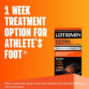 Lotrimin Ultra Cream – Fast 1-Week Cure for Athlete’s Foot | Prescription Strength Relief